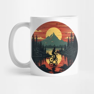 Cycling in the mountains Mug